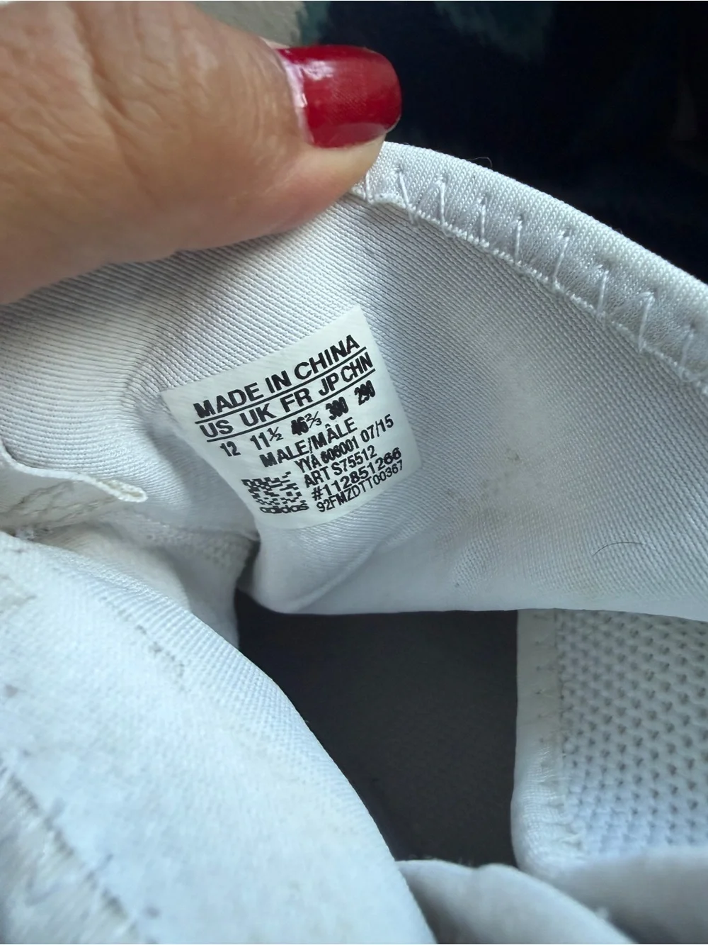 adidas White Mesh Low-Top Sneakers